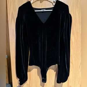 Express Velvet Bodysuit